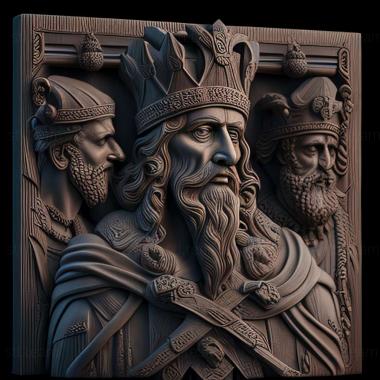 3D model Epic of Kings game (STL)